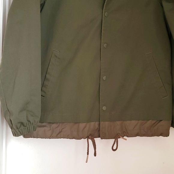 Five Four Mens Olive/Army Green Jacket Sz- M - Picture 3 of 4